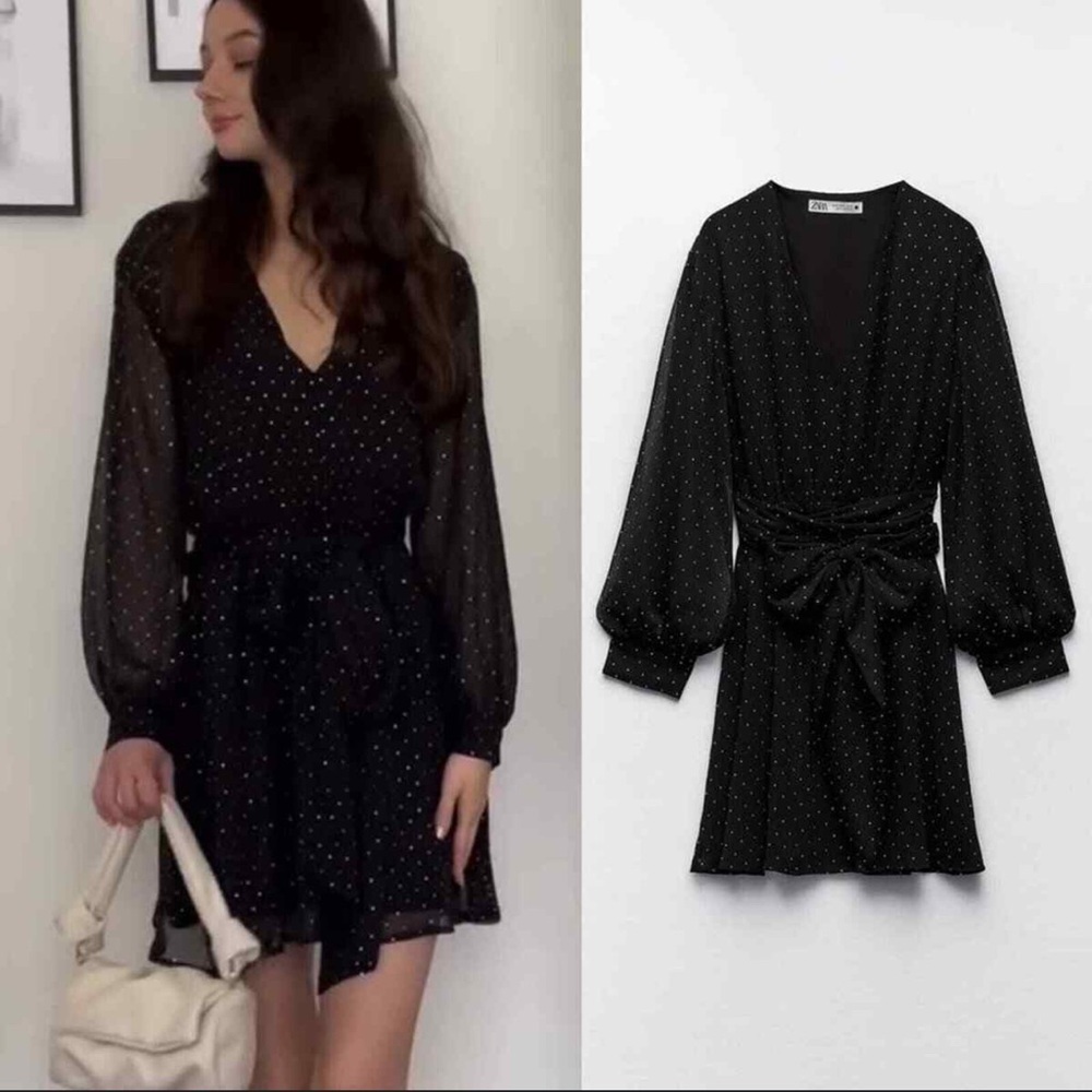 🖤RHINESTONE BELTED MINI DRESS